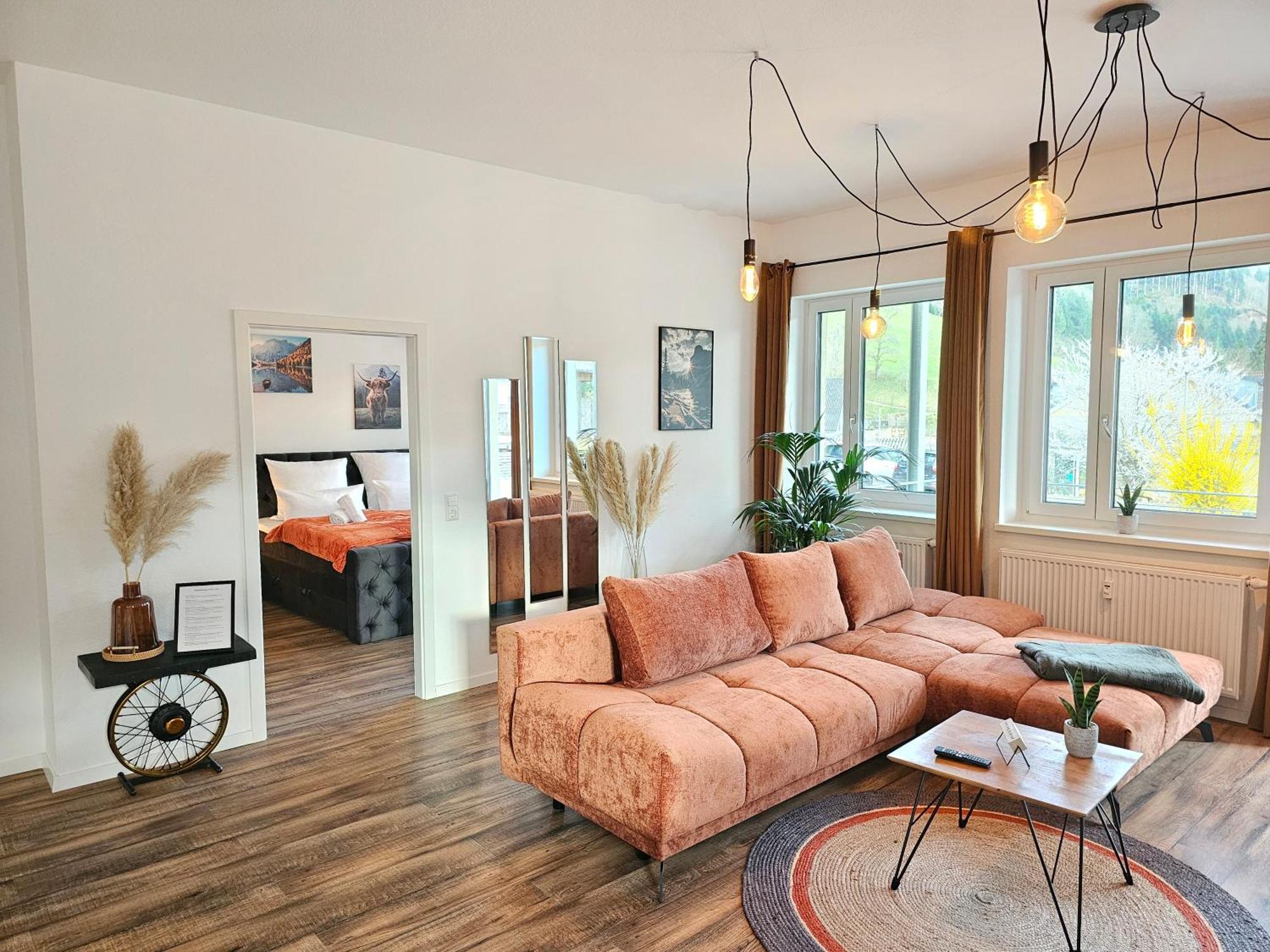 Design-Apartment I Black Forest I Boxspring I Nespresso I Spielplatz Оберхармерсбах Экстерьер фото